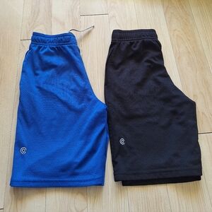 Champion Mesh Shorts for Boy Size 8-10 (Medium) Black and Blue
